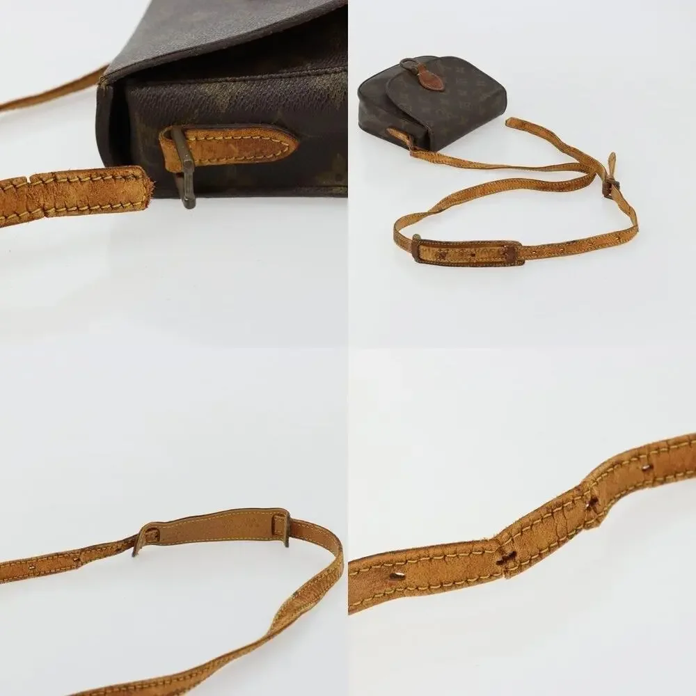 Louis Vuitton Monogram Saint Cloud PM Shoulder Bag Brown